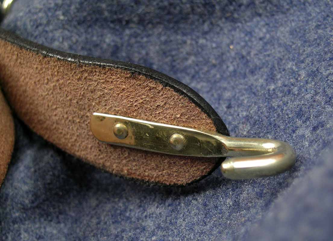 1878 Haversack Strap - adjustment hook detail