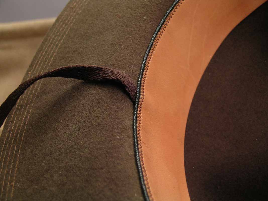 1911 Campaign Hat - chin string detail